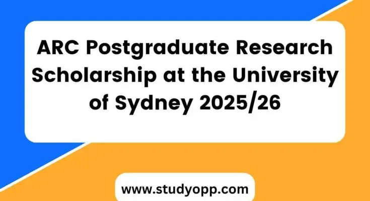 ARC Postgraduate Research Scholarship