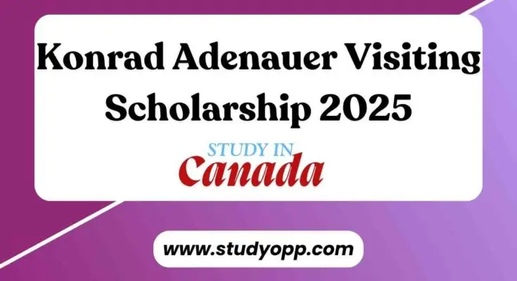 Konrad Adenauer Visiting Scholarship