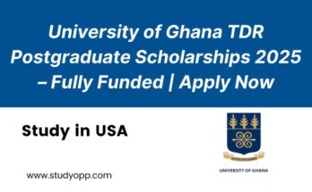 TDR Postgraduate Scholarships
