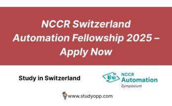NCCR Switzerland Automation Fellowship