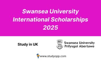 Swansea University International Scholarships