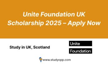 Unite Foundation UK Scholarship