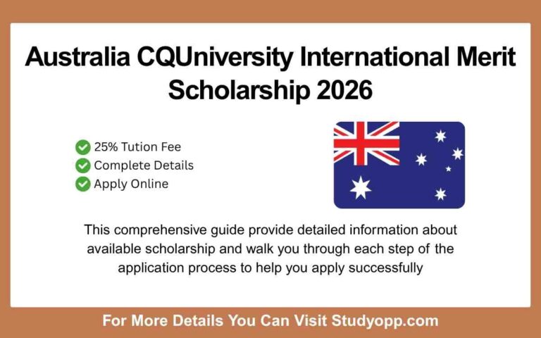 CQUniversity International Merit Scholarship