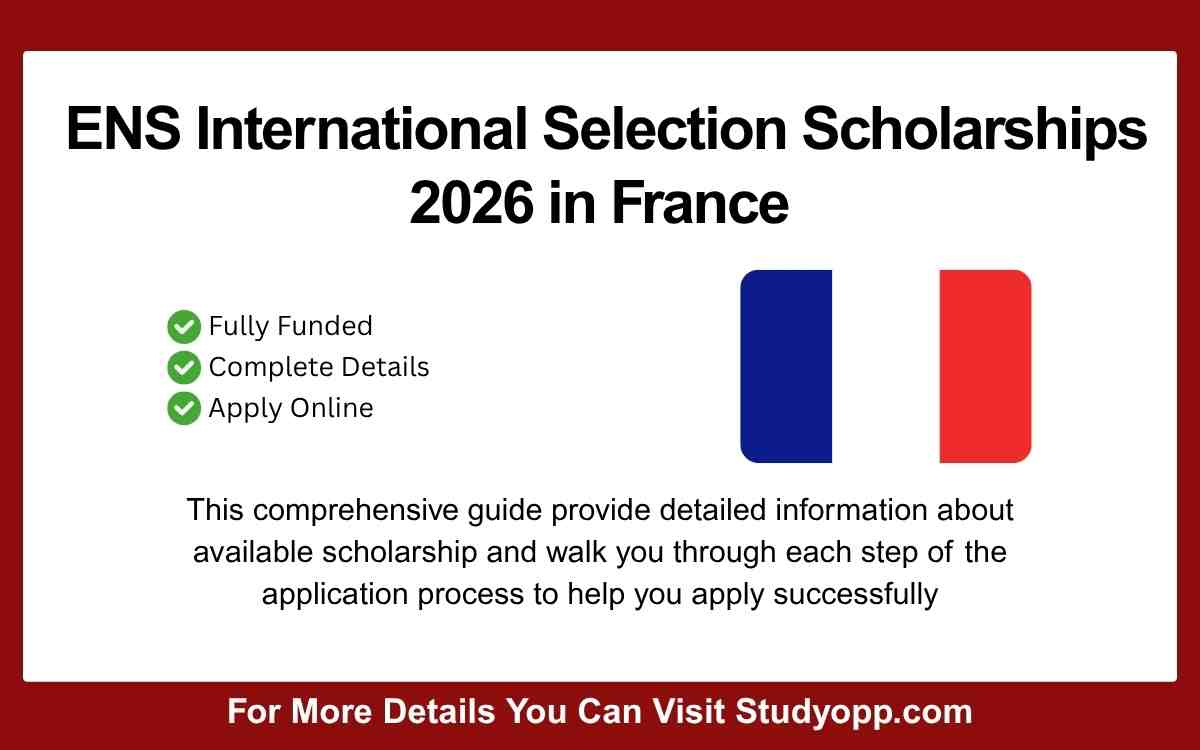 ENS International Selection Scholarships