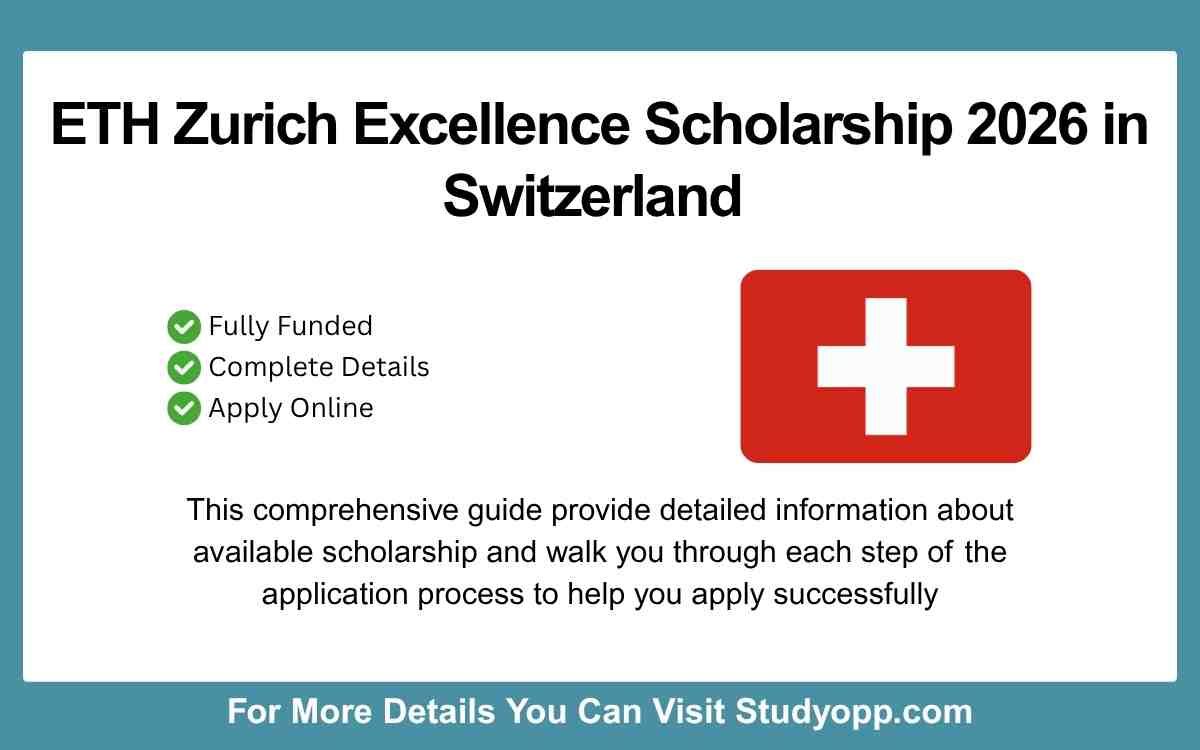 ETH Zurich Excellence Scholarship