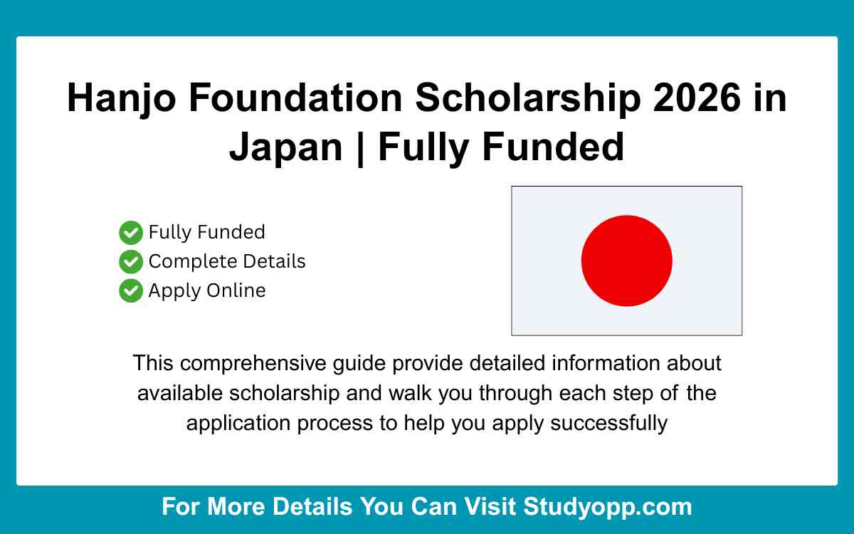 Hanjo Foundation Scholarship