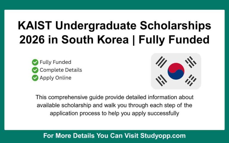 KAIST Undergraduate Scholarships