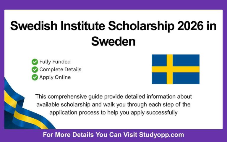 Swedish Institute Scholarship