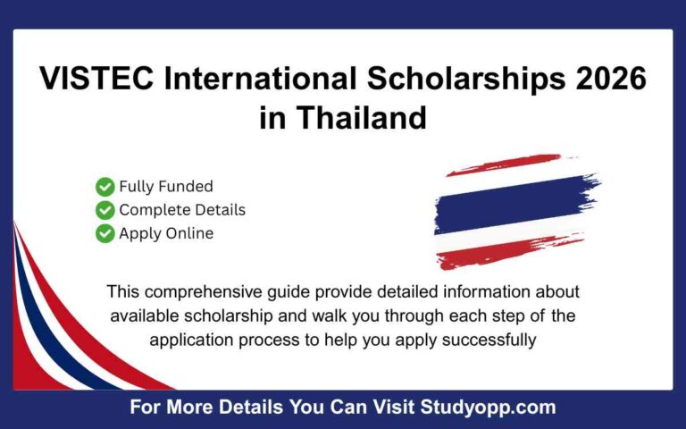 VISTEC International Scholarships