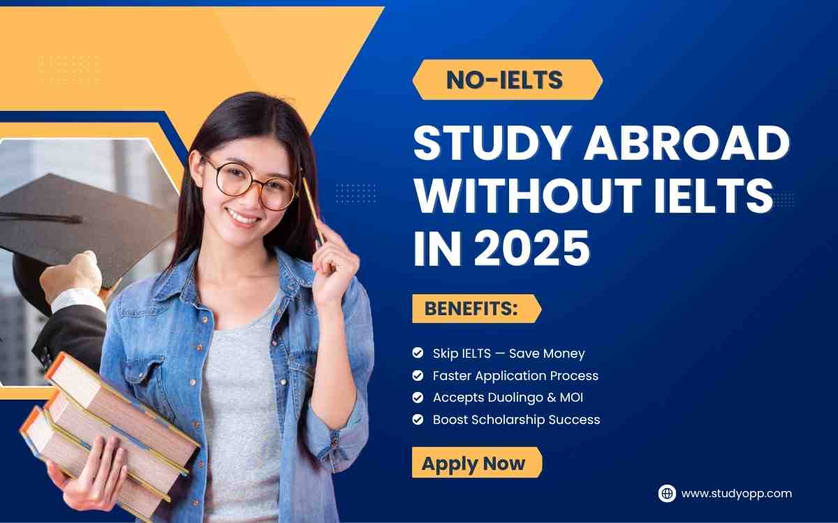 scholarships without IELTS