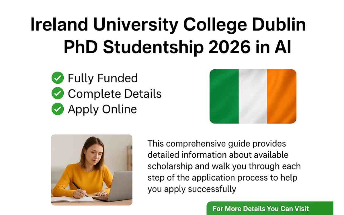 Ireland University College Dublin PhD Studentship