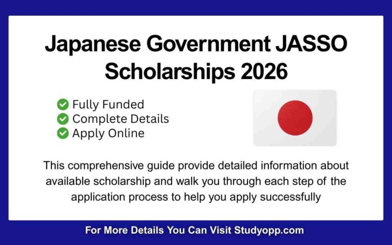 Japanese Government JASSO Scholarships