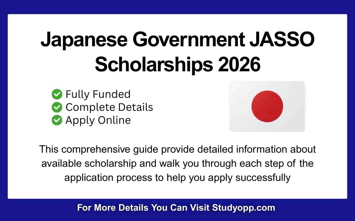 Japanese Government JASSO Scholarships