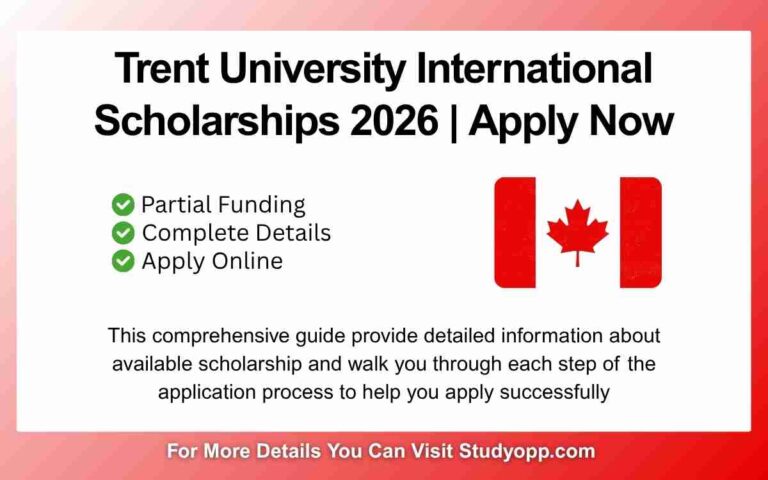 Trent University International Scholarships