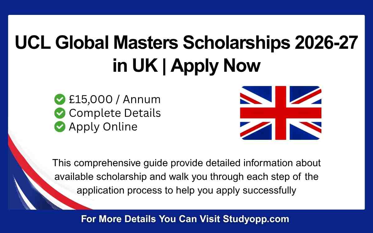 UCL Global Masters Scholarships