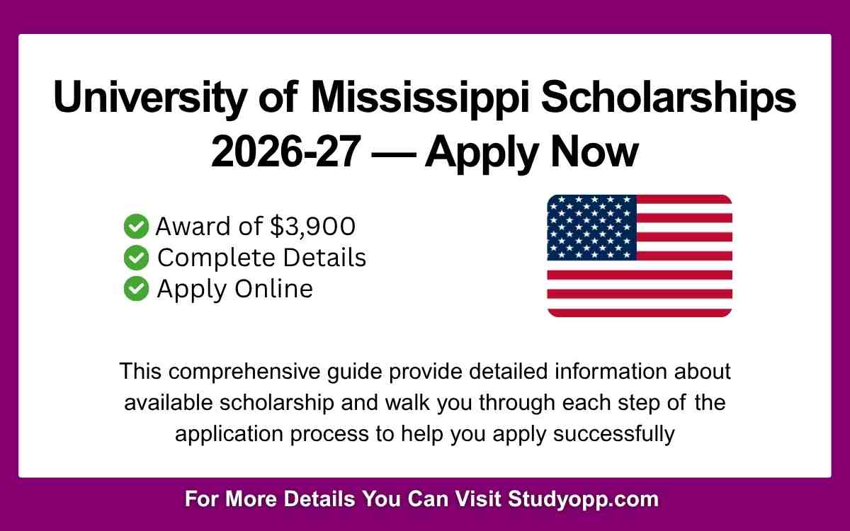 University of Mississippi Scholarships